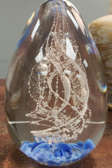 Crystal Essence Egg with Light Blue