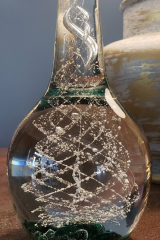 Crystal Essence Teardrop with Teal