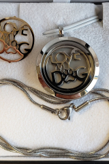 Hinged I Love My Dog Pendant