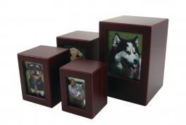 Cherry MDF Photo Urn