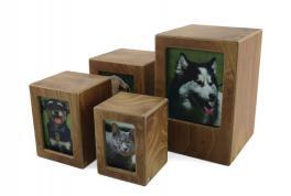 Natural Wood MDF Photo Urn
