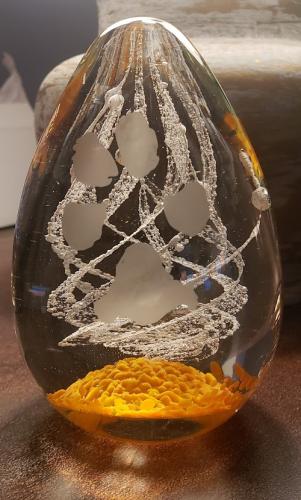 CrystalEssenceEggOrangeWithPawPrint